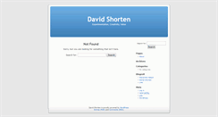 Desktop Screenshot of david.shortens.net